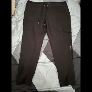 Large petite scrub jogger pants